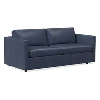 Harris Leather Queen Sleeper Sofa (78") | West Elm