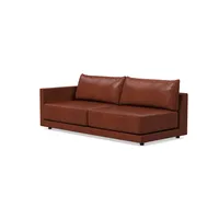 Build Your Own - Melbourne Leather Sectional | West Elm