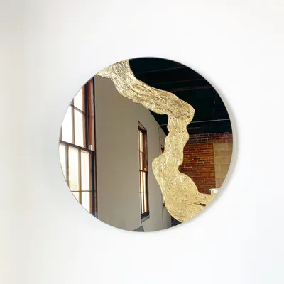 Candice Luter Glissando Mirror - Bronze | West Elm