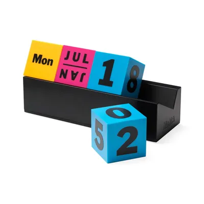MoMA Cubes Perpetual Calendar | West Elm