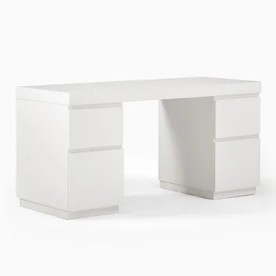 Parsons 2 File Cabinets & Desk Set (62") | West Elm