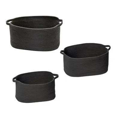 Cotton Nested Baskets (Set of 3) | West Elm