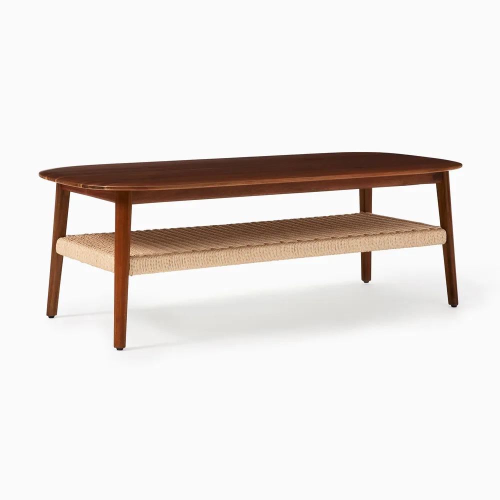 Chadwick Mid-Century Rectangle Coffee Table, Modern Living Room Furniture