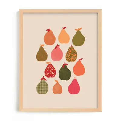 Pears Framed Wall Art by Minted for West Elm |