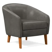 Jonah Leather Chair | West Elm
