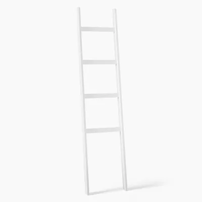 Modern Leaning Narrow Towel Ladder | West Elm