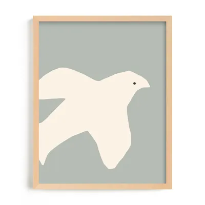 Summer Dove Framed Wall Art by Minted for West Elm |