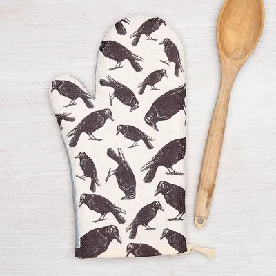 Counter Couture Crow Oven Mitt & Pot Holder | West Elm