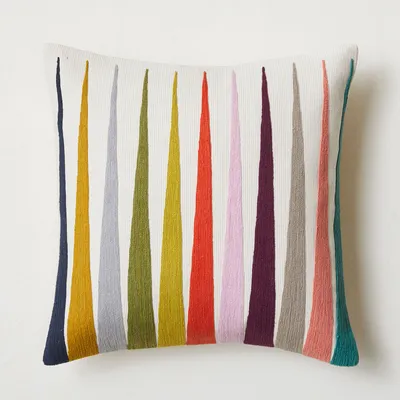 Margo Selby Spliced Lines Pillow Cover | West Elm