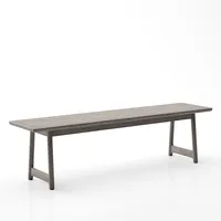 Nailah Outdoor Dining Bench (68.9") | West Elm
