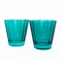 Estelle Colored Glass Sunday Lowball Sets | West Elm