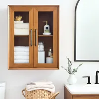 Mid-Century Large Bathroom Storage Cabinet | West Elm