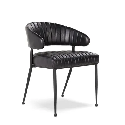Leather Wraparound Dining Chair | West Elm