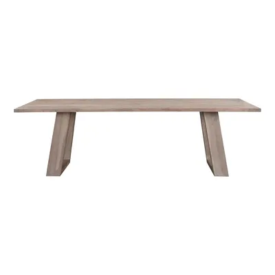 Angled Cross Legs Rectangle Dining Table (98") | West Elm