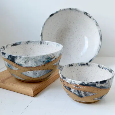 Personal Best Ceramics Wave Bowl | West Elm