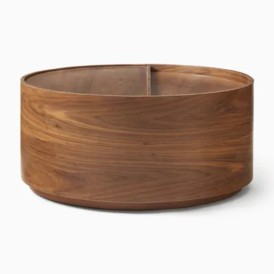 Volume Round Storage Drum Coffee Table | Modern Living Room Furniture West Elm