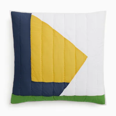 Airy Cotton Voile Geo Kids Quilt & Shams - Clearance | West Elm