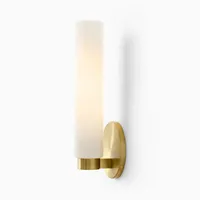 Fluted Glass Indoor/Outdoor Sconce (3
