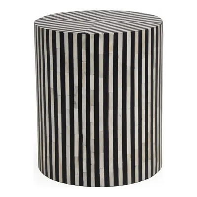 Striped Side Table | West Elm