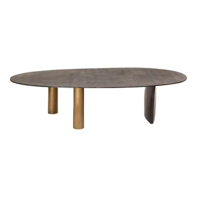 Aluminum Flat Leg Coffee Table | Modern Living Room Furniture | West Elm
