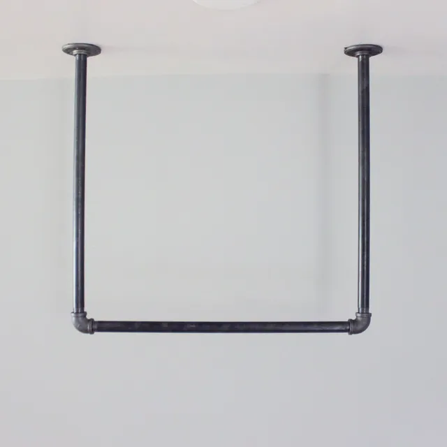 Industrial Hook Rack, Entryway Organization