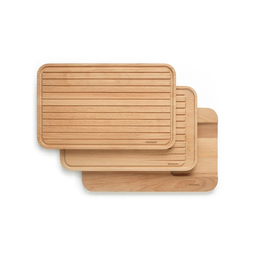 Brabantia Wood Chopping Boards (Set of 3)