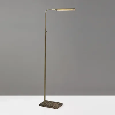 Marble Task LED Floor Lamp | West Elm