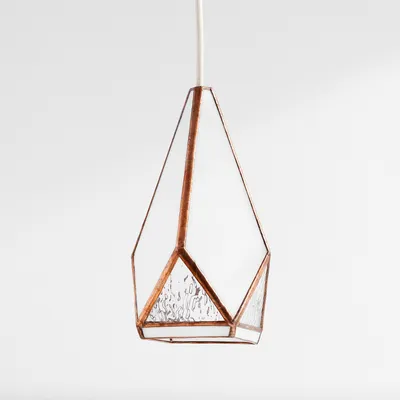 Friend of All Small Hanging Greta Lamp - White Ripple | West Elm