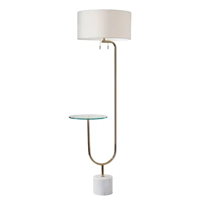 Marble Deco Shelf Floor Lamp | West Elm