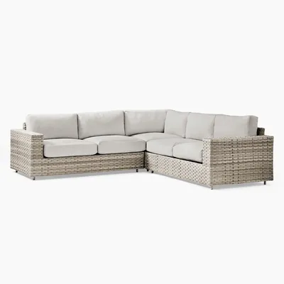 Urban Outdoor 3-Piece L-Shaped Sectional (98") | West Elm