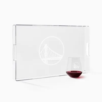 Open Box: Golden State Warriors™ Acrylic Tray, Large | West Elm