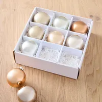 Medium Gold Ornaments (Set of 9) | West Elm