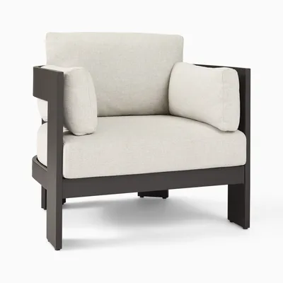 Caldera Aluminum Outdoor Lounge Chair | West Elm