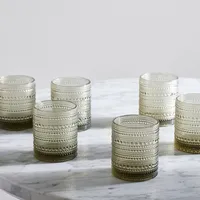 Jupiter Beaded Short Drinking Glasses (Set of 6) | West Elm