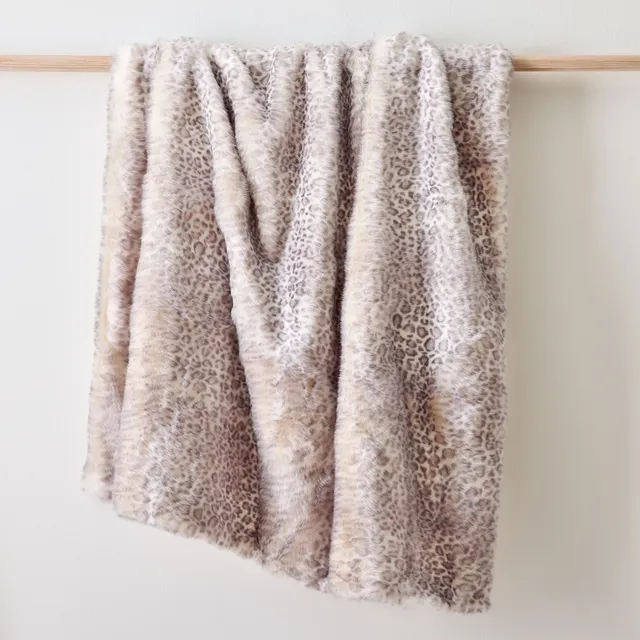 Faux Fur Ombre Throws