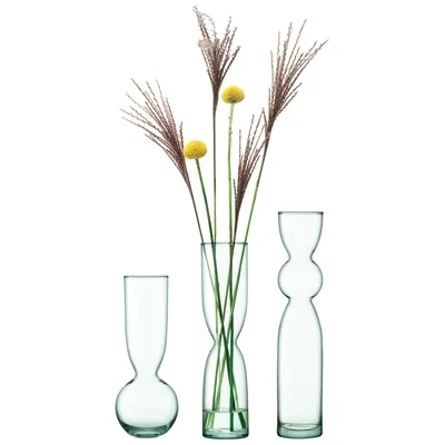 Canopy Trio Recycled Glass Vases (Set of 3) | West Elm