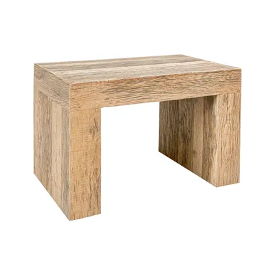 Solid Reclaimed Wood Dining Stool | West Elm