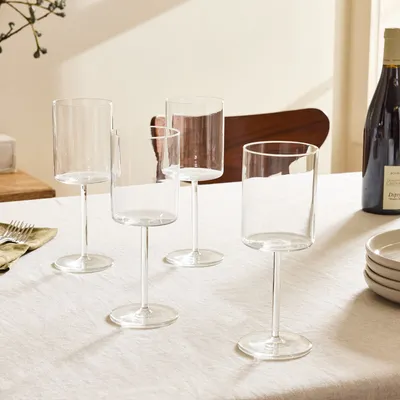 Schott Zwiesel Modo Crystal Wine Glasses (Set of 4) | West Elm