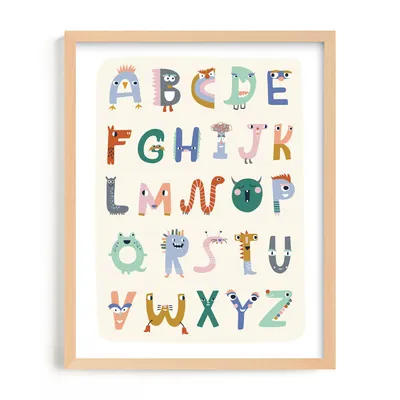 ABC Buddies Framed Wall Art By Minted for West Elm Kids |