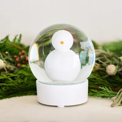 Snowman Snow Globe | West Elm