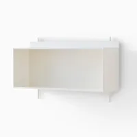 Floating Lines Open & Closed Cubby | West Elm
