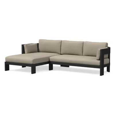 Caldera Aluminum Outdoor -Piece Chaise Sectional Cushion Covers | West Elm