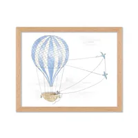 Joseph Altuzarra Hot Air Balloon Watercolor Wall Art | West Elm