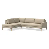 Andes 2-Piece Bumper Chaise Sectional (90"–105") | West Elm
