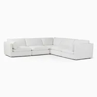 Hampton 5 Piece L-Shaped Sectional | Sofa With Chaise West Elm