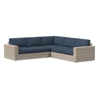 Urban Outdoor 3-Piece L-Shaped Sectional Cushion Covers | West Elm