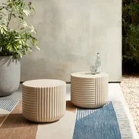 Cecilia Outdoor Round Side Table (18") | West Elm