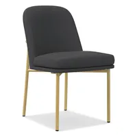 Jack Metal Frame Leather Dining Chair | West Elm