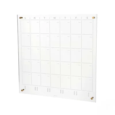 Acrylic Monthly Calendar Board | West Elm