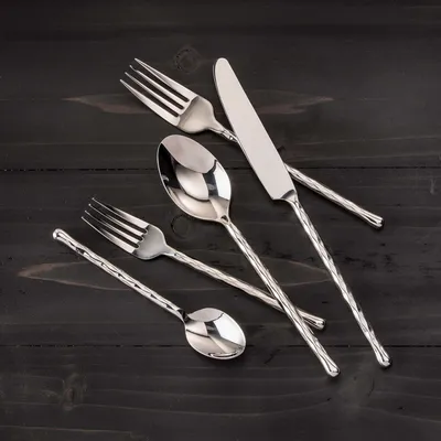 Spindle Mirrored Stainless Steel Flatware Sets | West Elm
